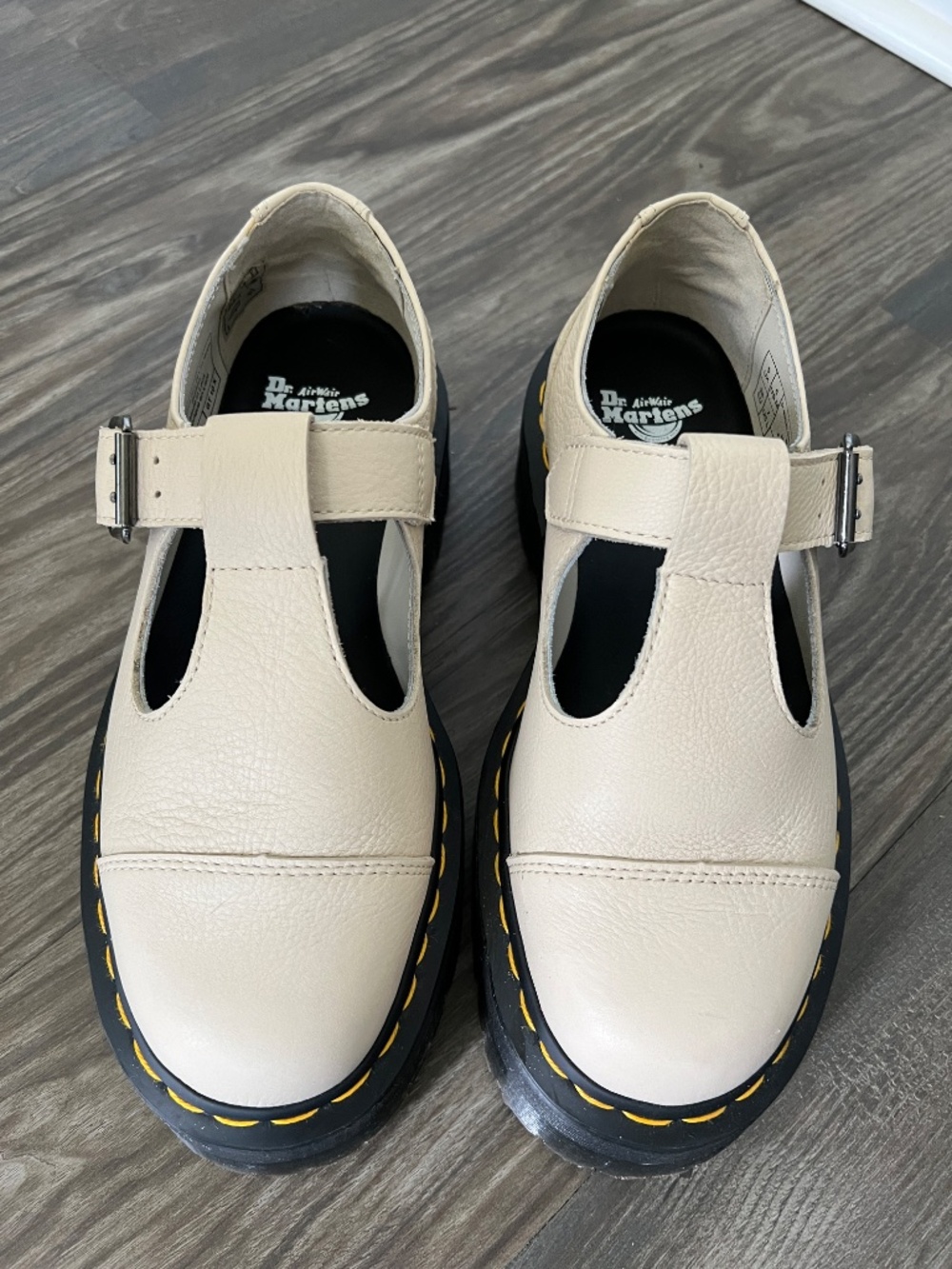 Dr. Martens Cream Platform Mary Janes - US 7 - Picture 4 of 8